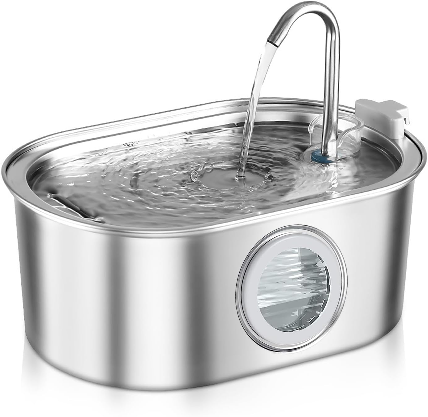 Vet Approved Crystal Clear Drinking Fountain – 3.2L Silent Flow